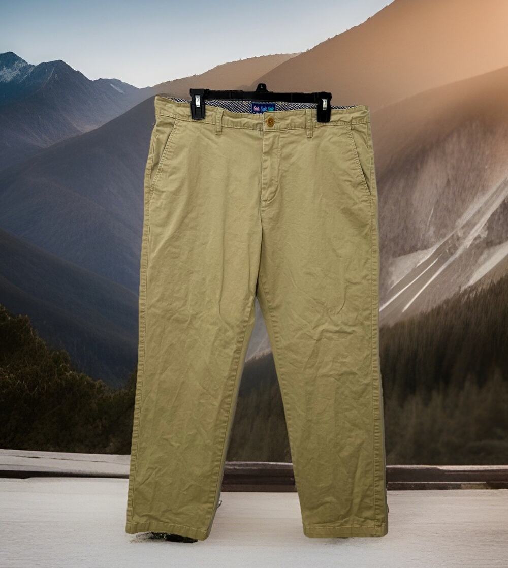 CHARLESTON THREADS Chinos Men's Sz 36 X 30 Beige Khakis PANTS EUC
